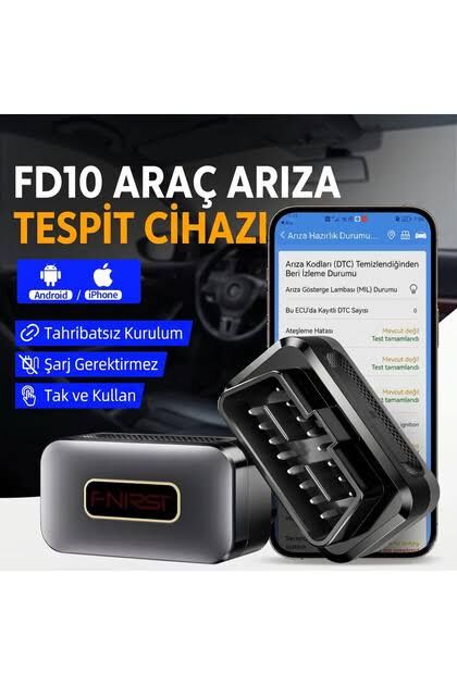 Bluetooth OBD2 Arıza Tespit Cihazı - Kod Okuyucu ve Araç Teşhis Cihazı
