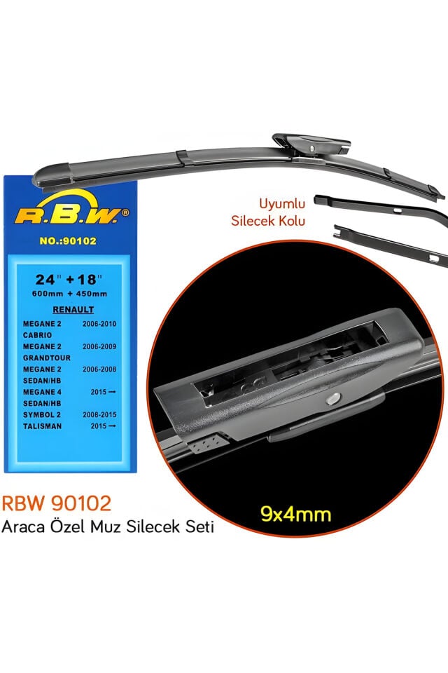 Symbol 2 (2008-2015) Araca Özel Silecek Takımı RBW-90102