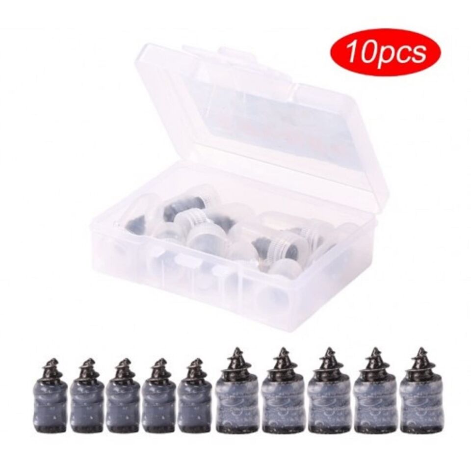 6 Parça Fitilli Lastik Tamir Kiti + 10'lu Kauçuk Tamir Vidası Seti - Otomobil, Motosiklet, Bisiklet Acil Lastik Onarım Seti